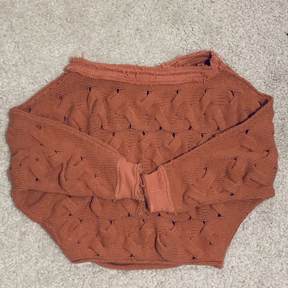 Free People Braided Sweater